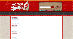 Desktop Screenshot of gotbags.com